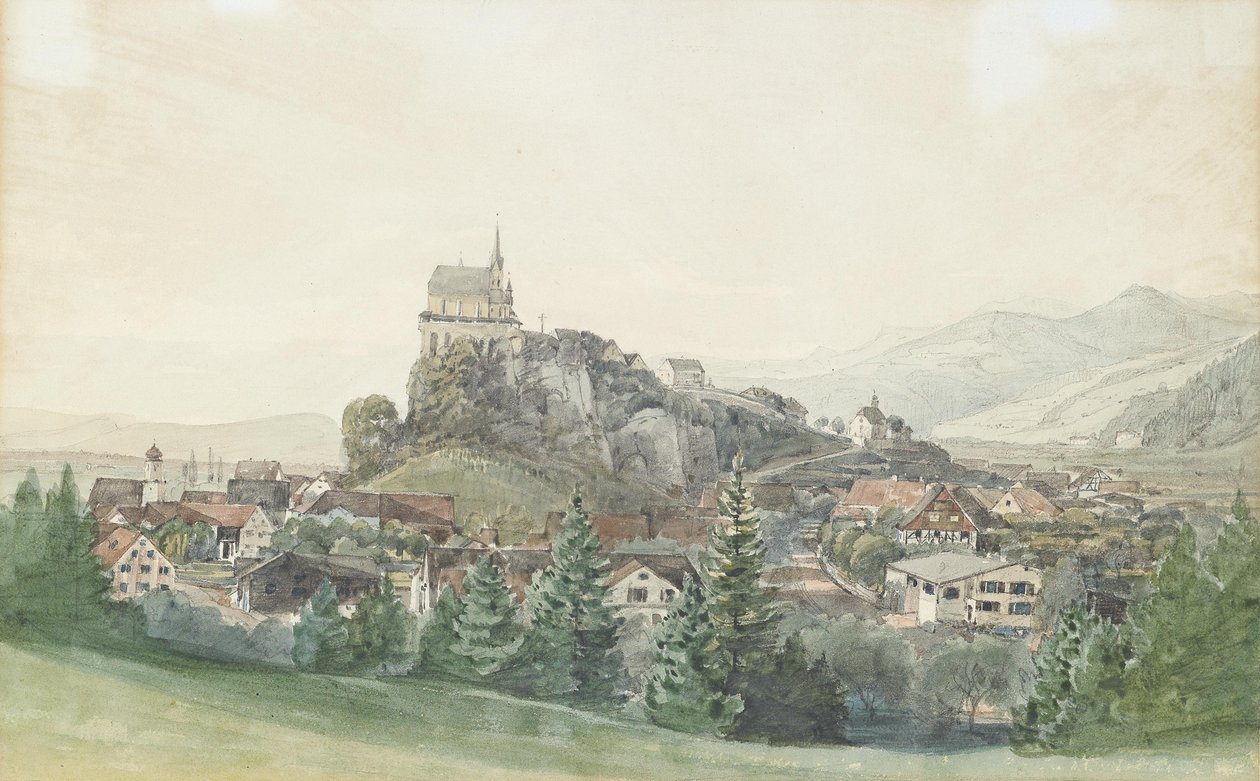 Vue de Rankweil - Thomas Ender