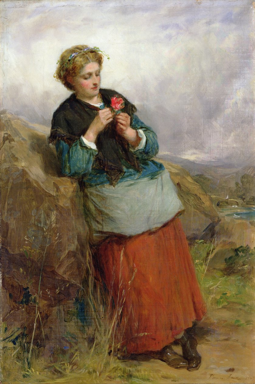 La Fleur de Dunblane - Thomas Faed
