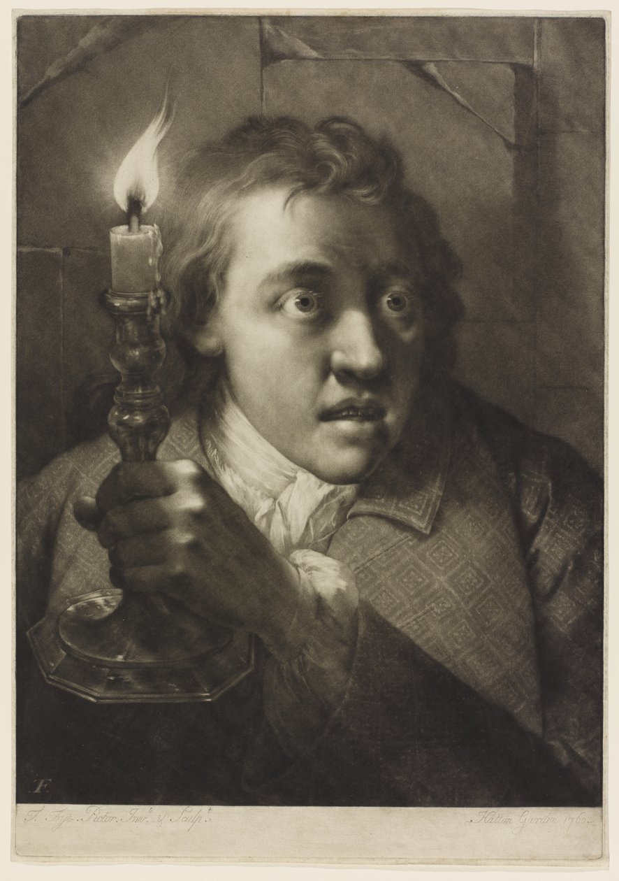 Jeune Homme tenant une Bougie - Thomas Frye