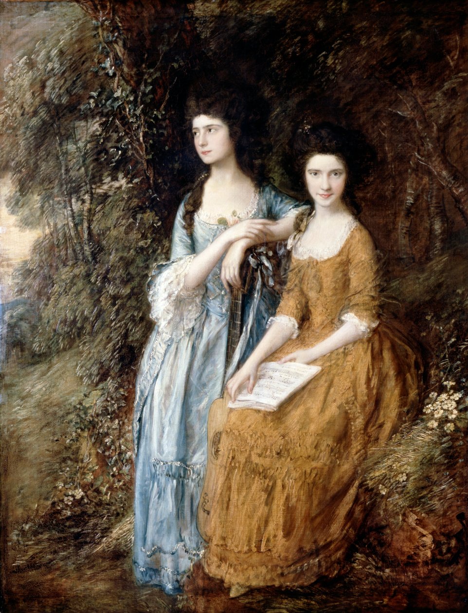 Elizabeth et Mary Linley - Thomas Gainsborough