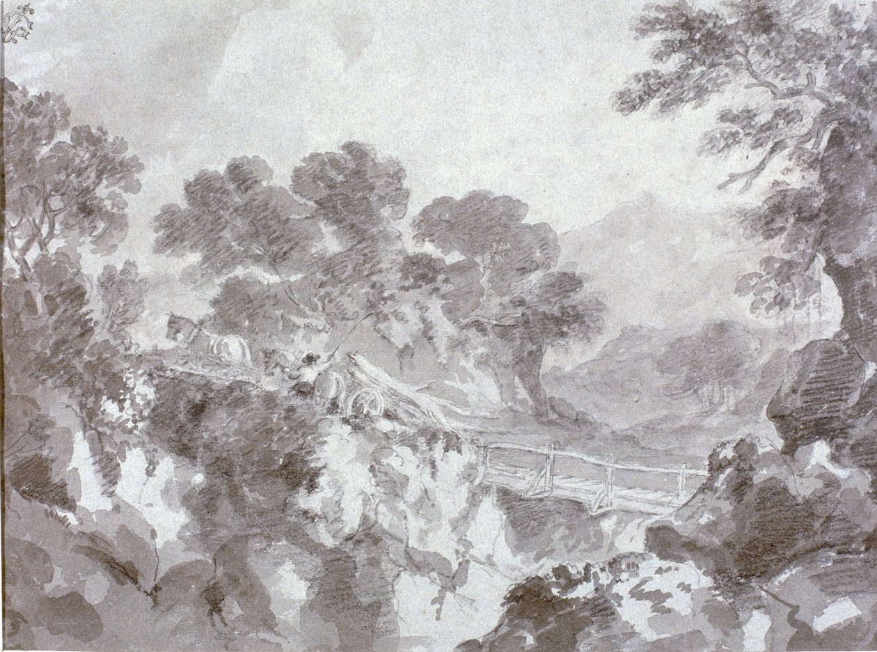 Paysage avec pont - Thomas Gainsborough