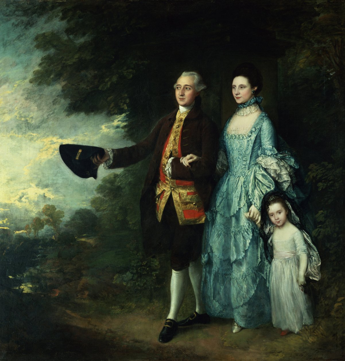 M. et Mme George Byam et leur fille aînée, Selina, c.1764 - Thomas Gainsborough