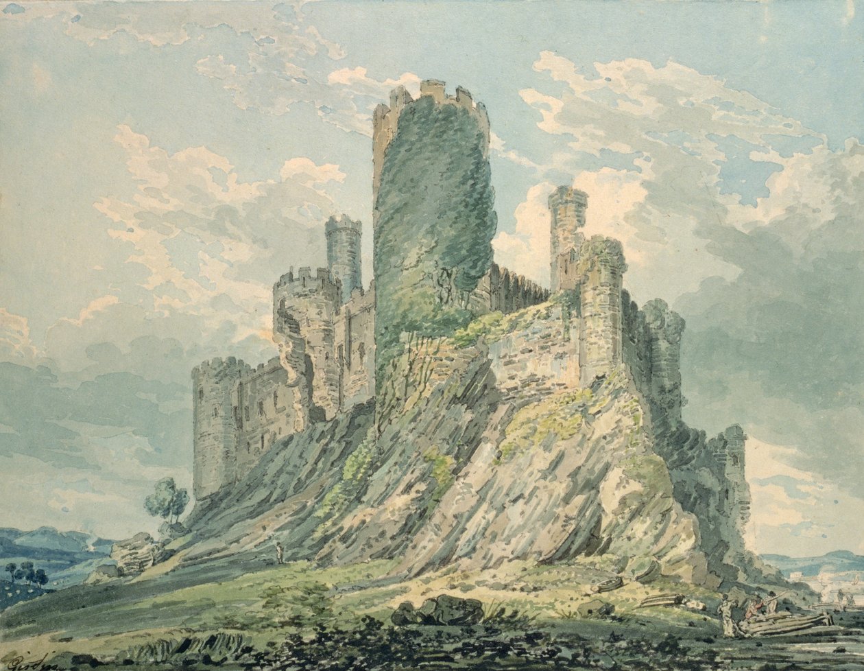 Château de Conway, 18ème siècle - Thomas Girtin