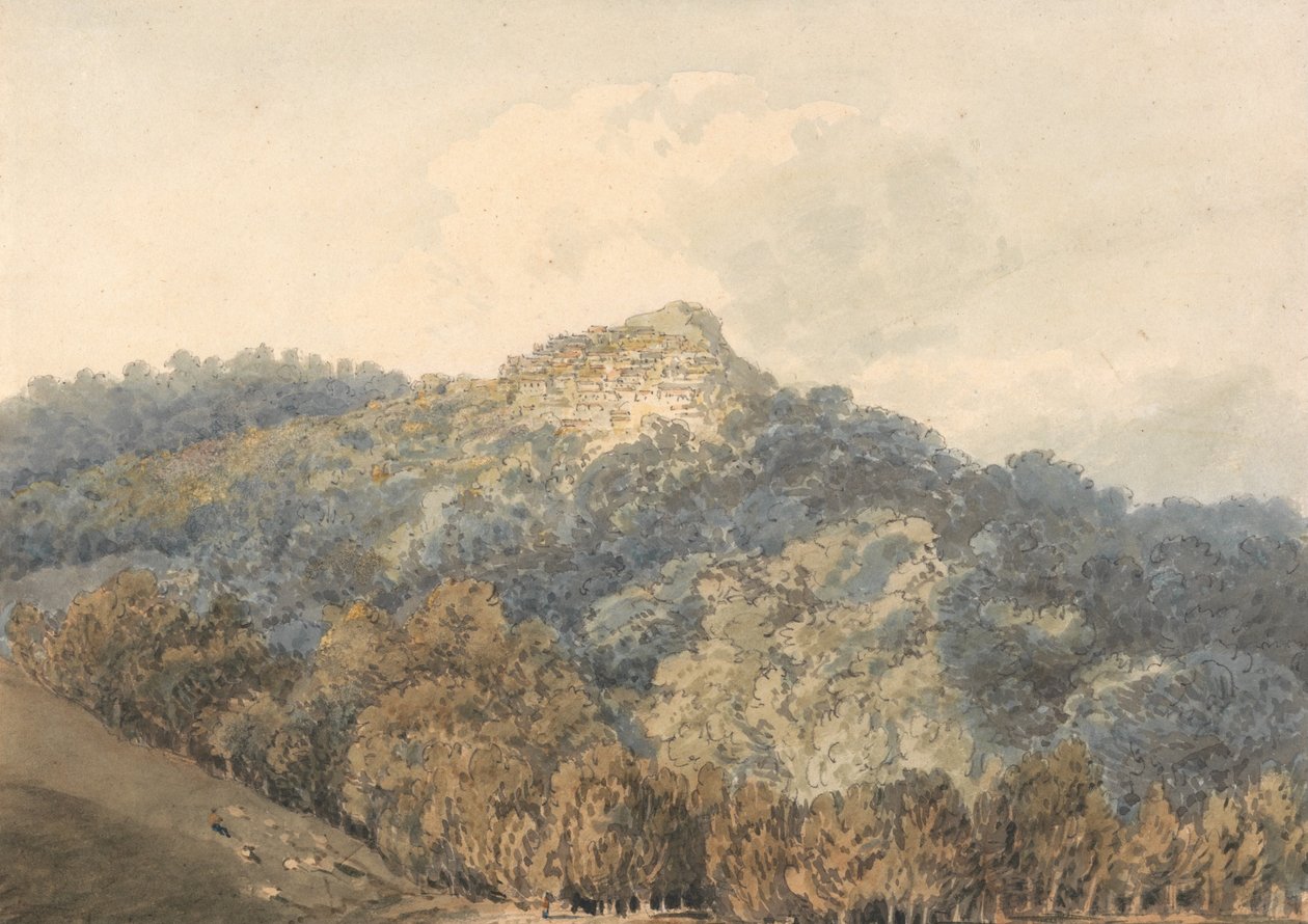 Rocca del Papa, avec Monte Cavo - Thomas Girtin
