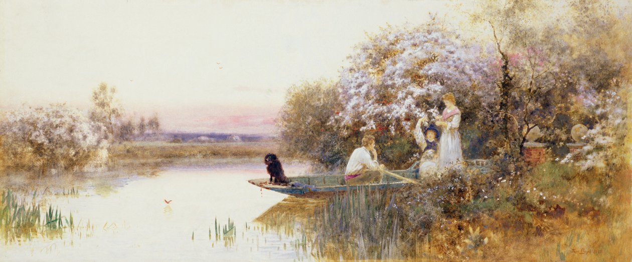 Cueillir des fleurs, 1895 - Thomas James Lloyd