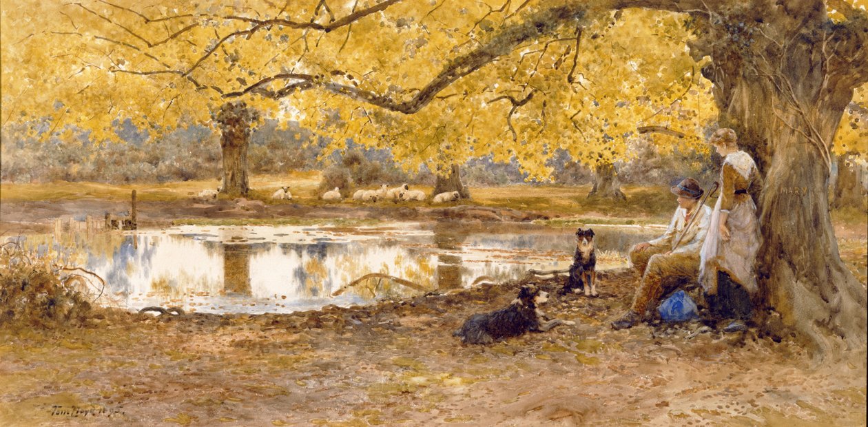 Le lieu de rendez-vous, 1895 - Thomas James Lloyd