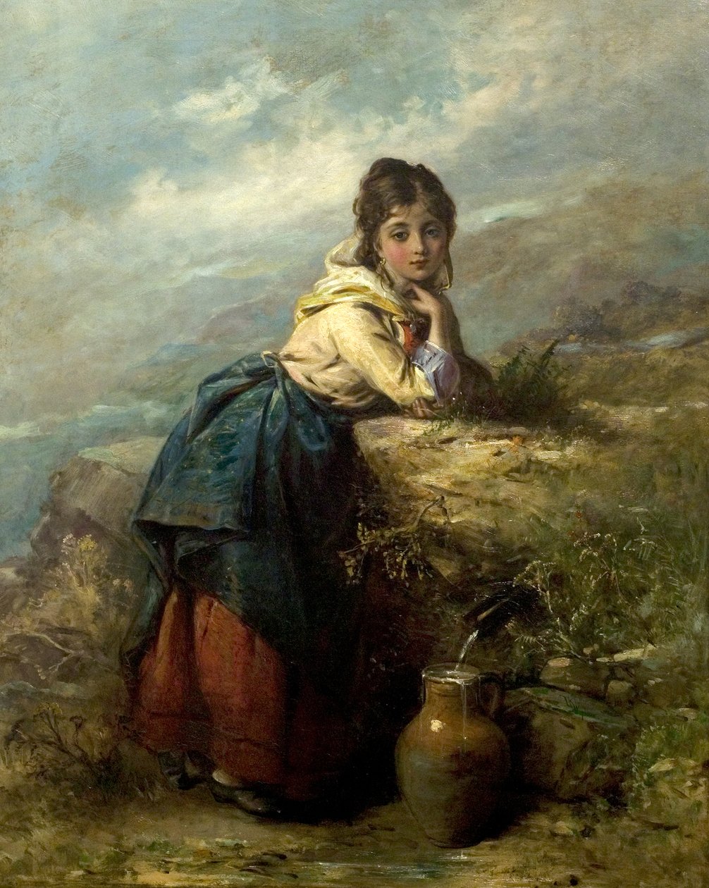 Une jeune fille des montagnes - Thomas Kent Pelham