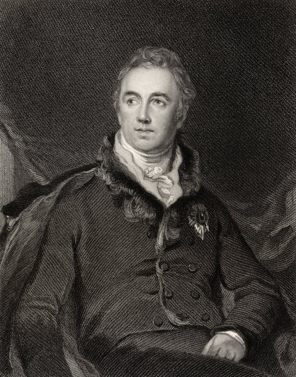 Robert Saunders Dundas, 2e vicomte Melville, gravé par George Parker, de 