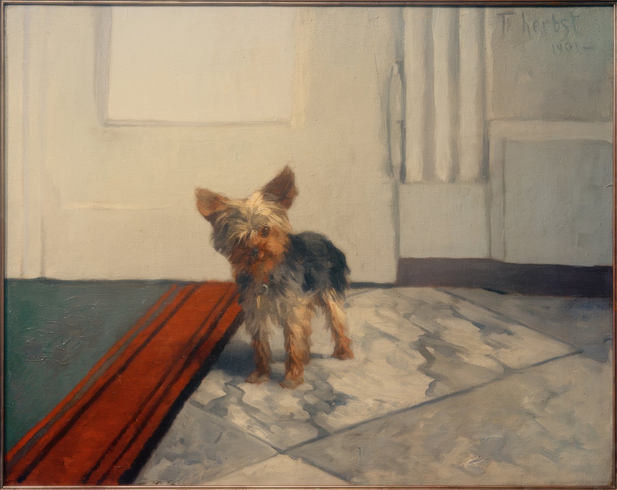 Petit chien dans le couloir - Thomas Ludwig Herbst