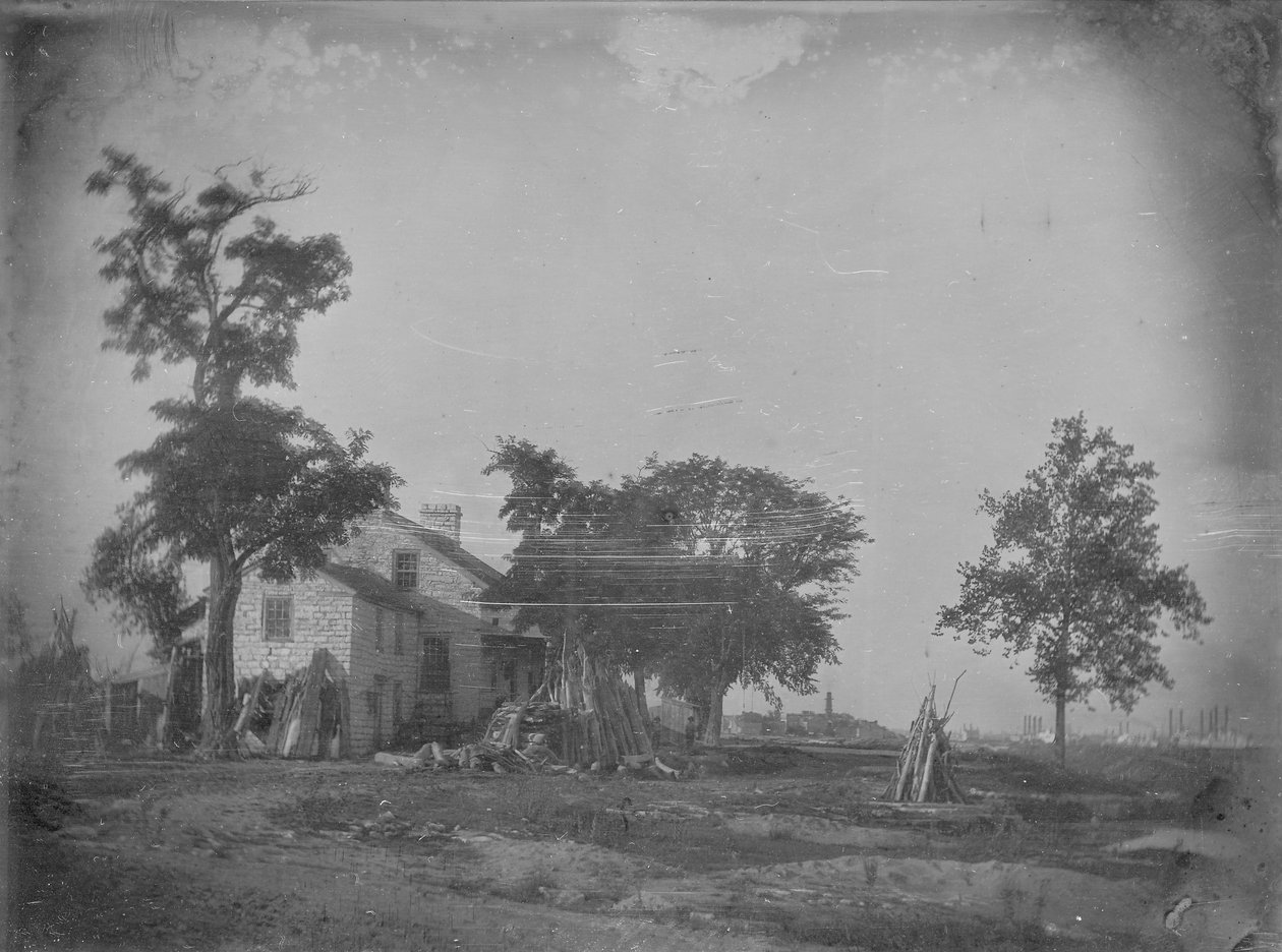 Résidence du juge Silas Bent, vue du sud avec Saint-Louis au loin - Thomas M. Easterly