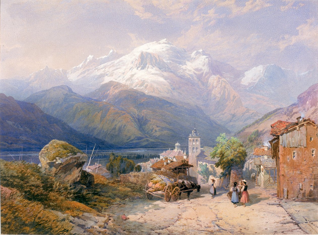 Bourg St Maurice, Savoie - Thomas Miles II Richardson