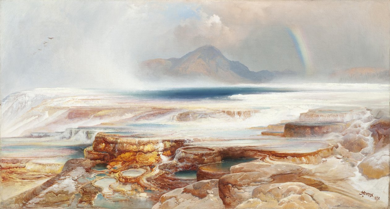 Sources chaudes du Yellowstone - Thomas Moran