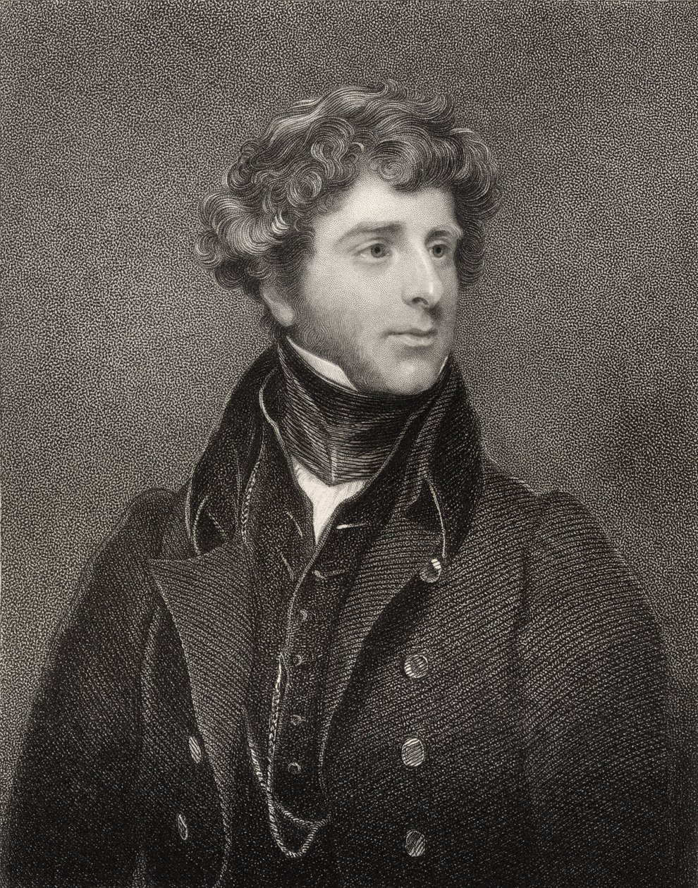 George James Agar-Ellis, 1er baron Dover, gravé par E. Scriven (1775-1841), de 