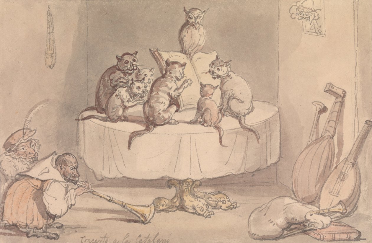 Concerto à la Catalani - Thomas Rowlandson