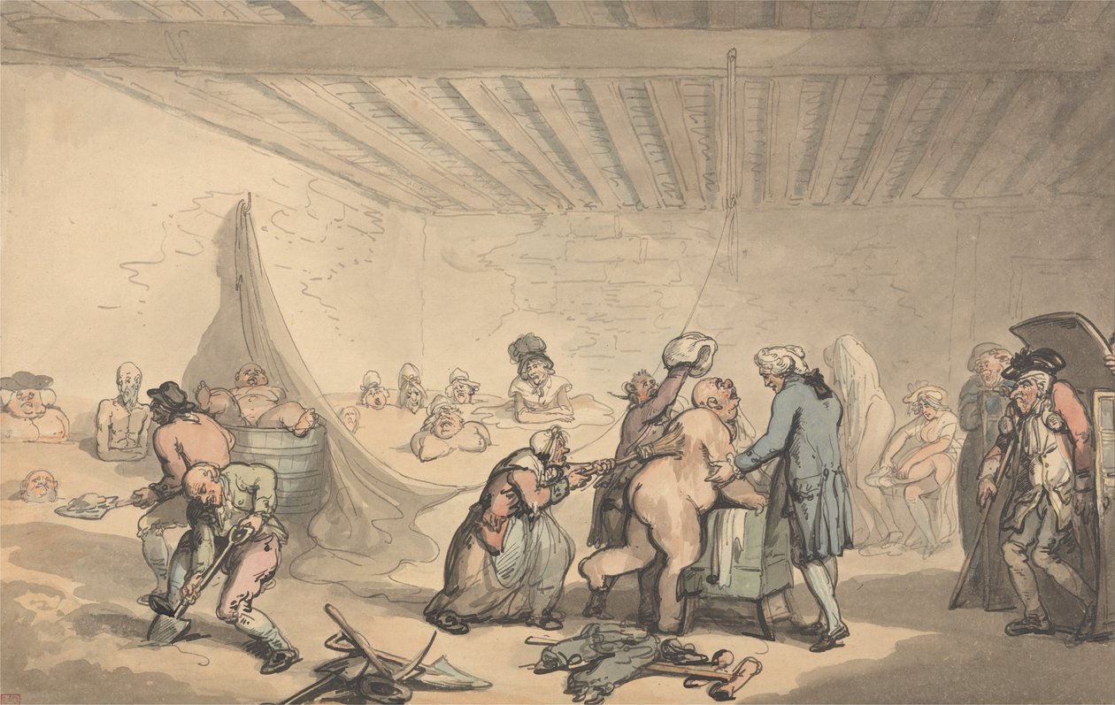 Établissement de bains du Dr Graham - Thomas Rowlandson