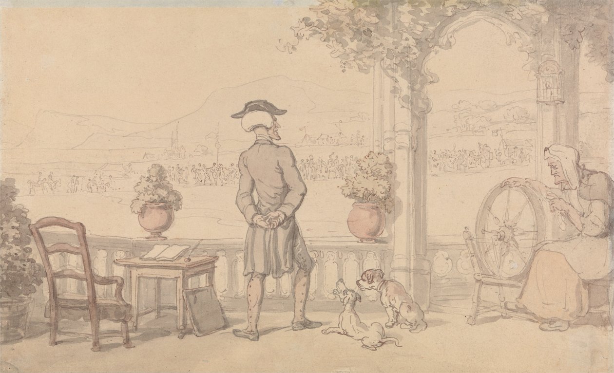 Le Dr Syntax soliloquant - Thomas Rowlandson
