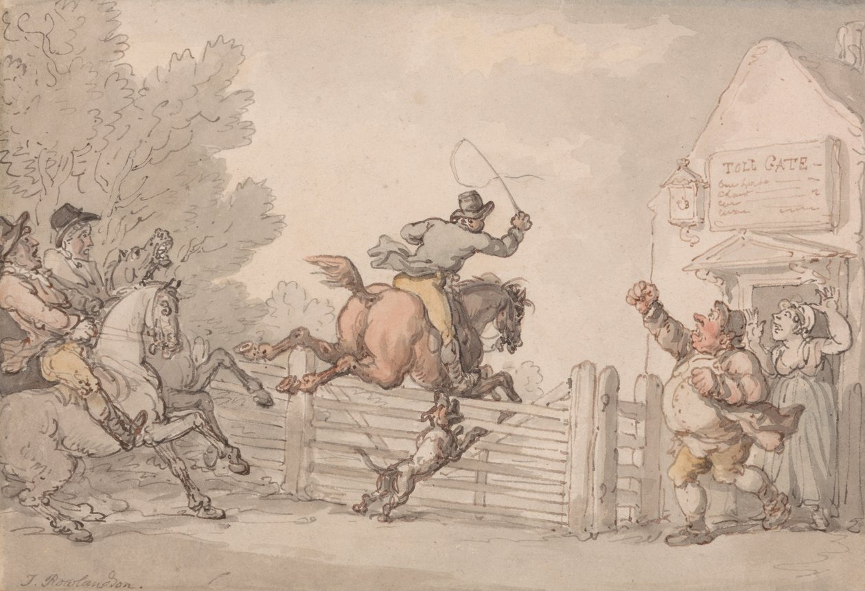 Éviter le péage - Thomas Rowlandson