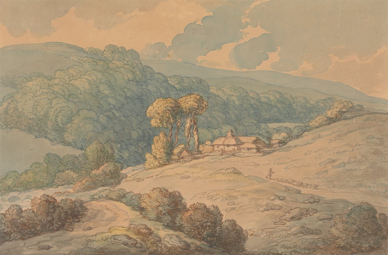 Bois de Hengar, St. Tudy, Cornouailles - Thomas Rowlandson