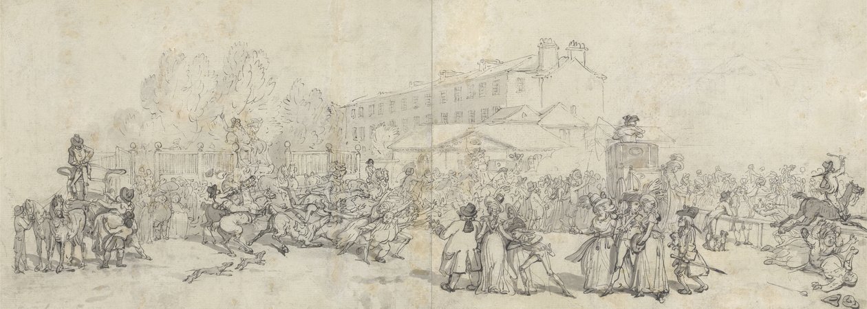 Hyde Park Corner - Thomas Rowlandson