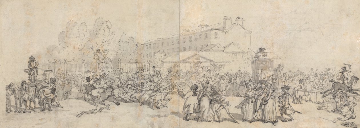Hyde Park Corner - Thomas Rowlandson