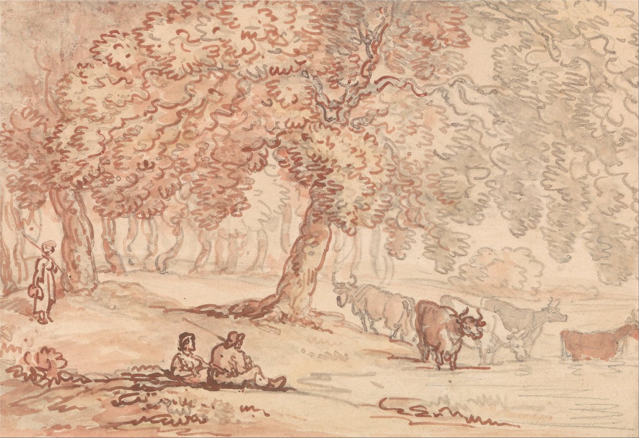 Parc de Richmond - Thomas Rowlandson