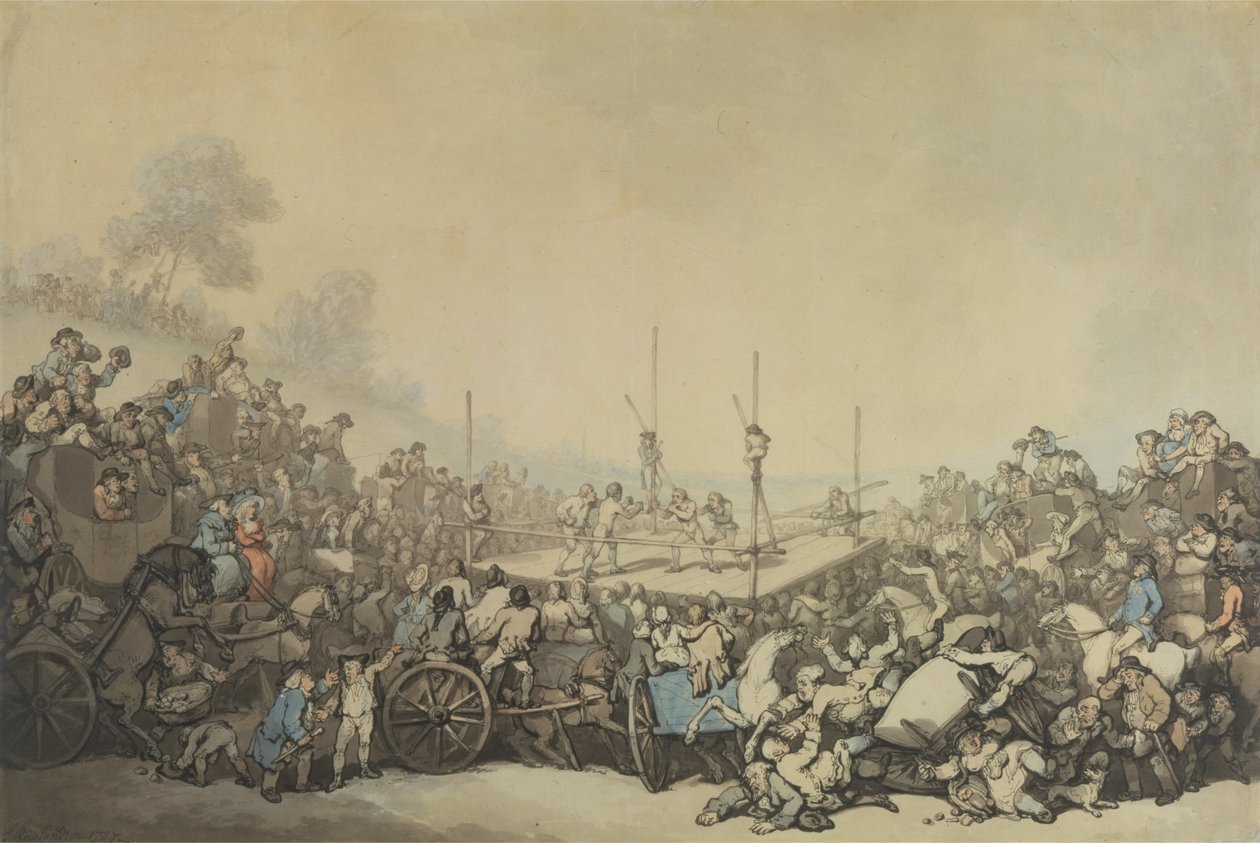 Le combat de prix - Thomas Rowlandson