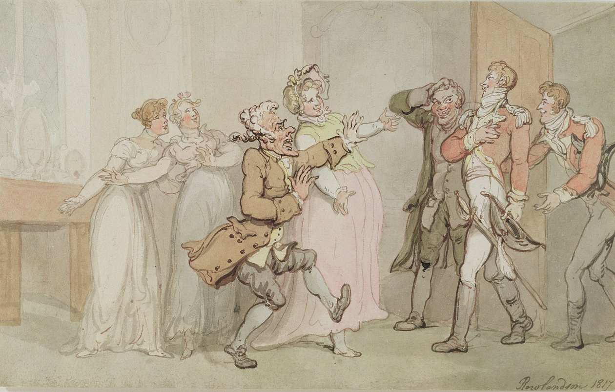 Le retour du soldat, 1817 - Thomas Rowlandson