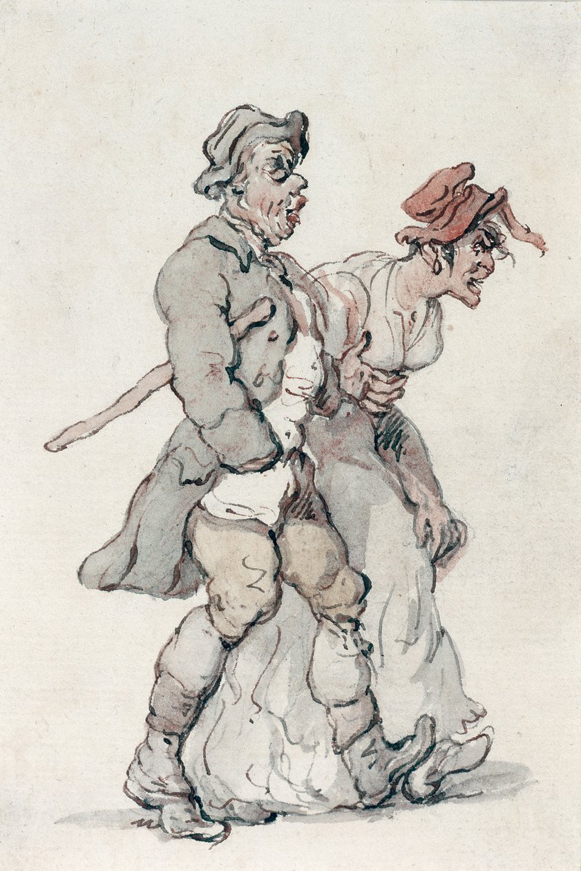 Les promeneurs - Thomas Rowlandson