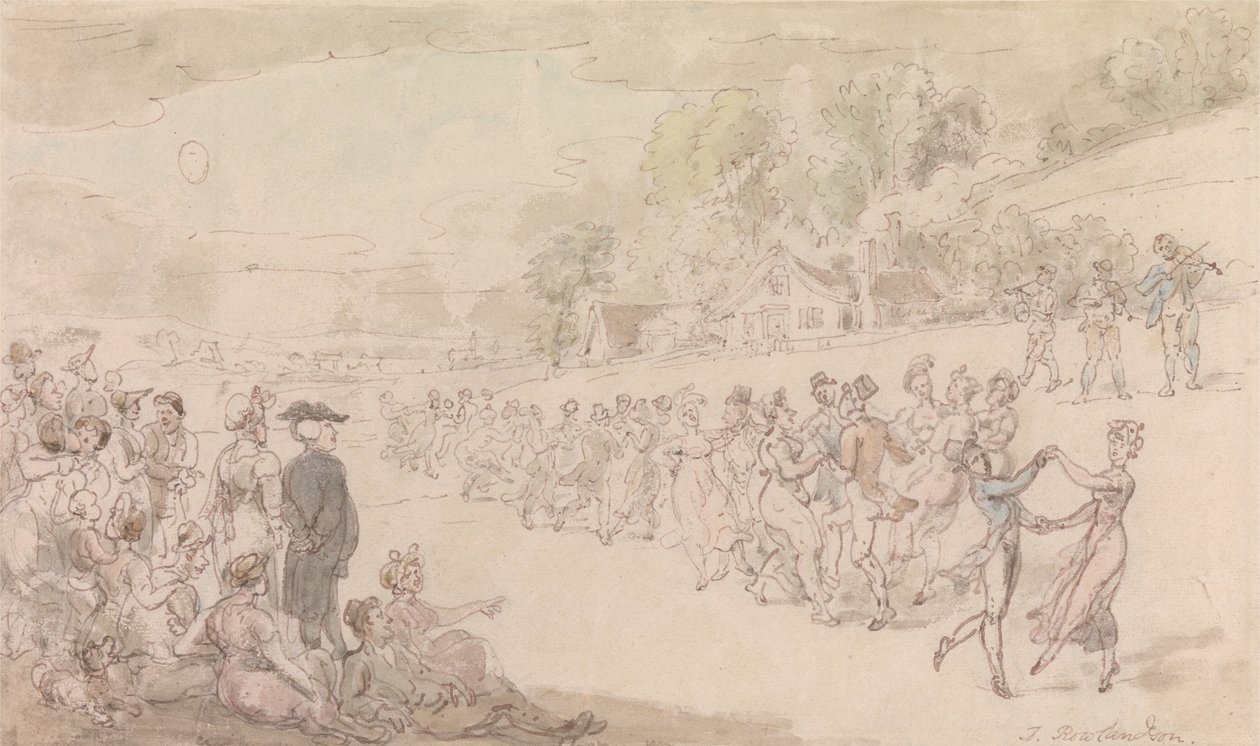 Le Vicaire de Wakefield - La danse - Thomas Rowlandson