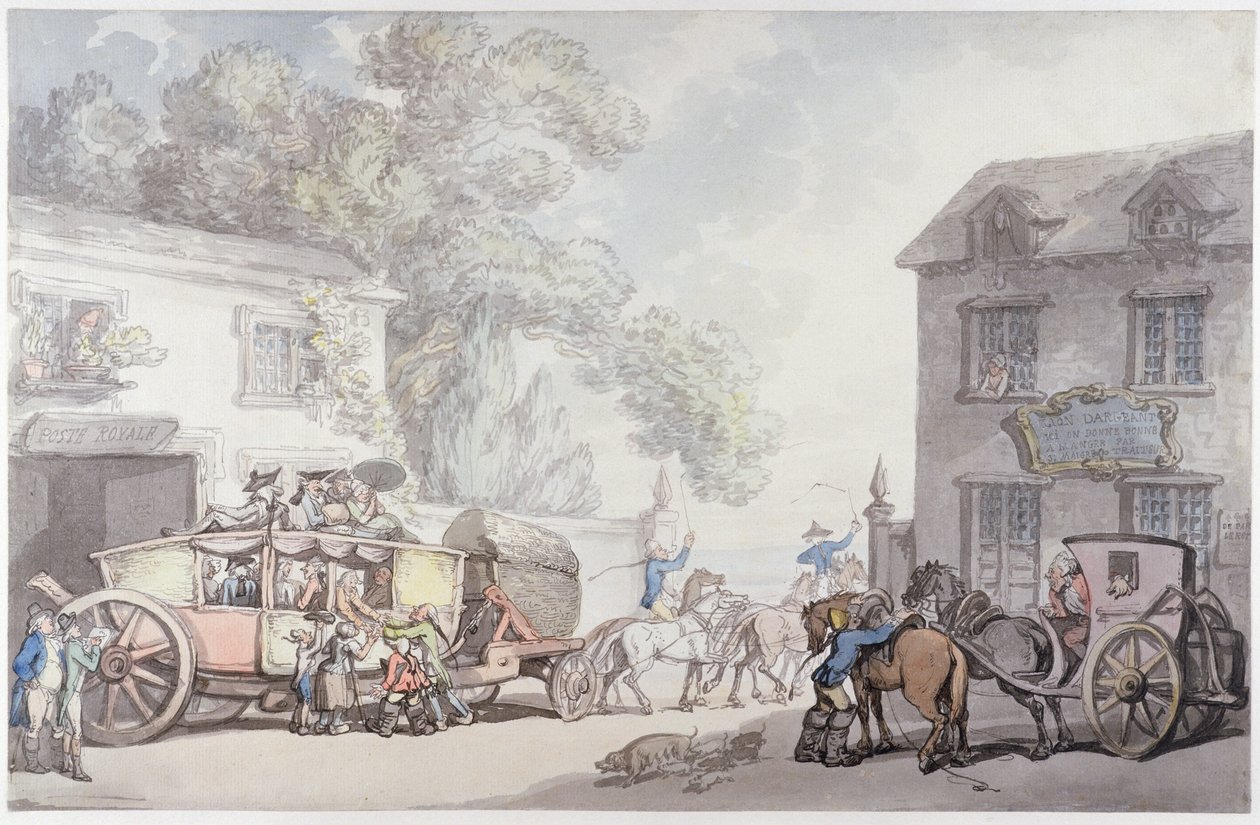 Voyage en France, c.1790 - Thomas Rowlandson