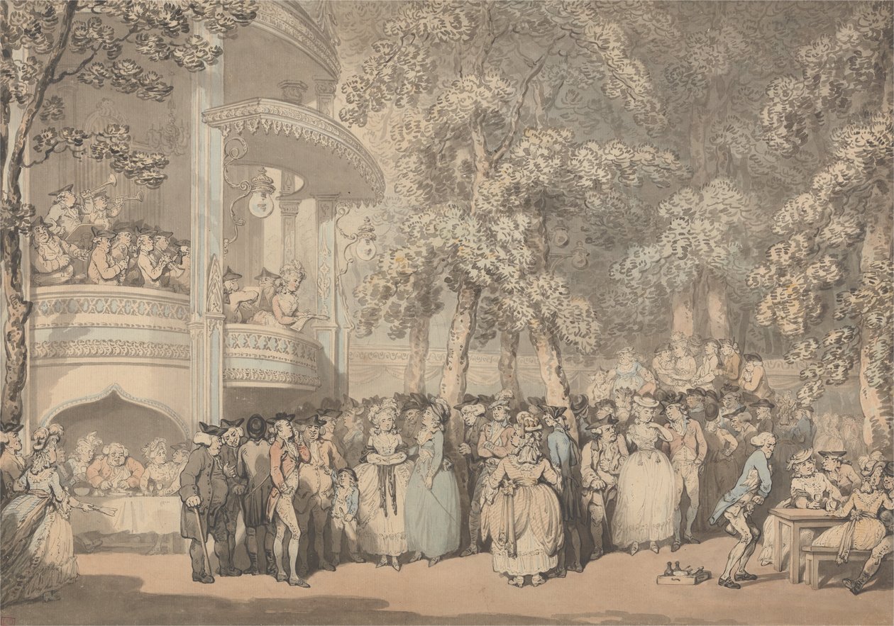 Jardins de Vauxhall - Thomas Rowlandson
