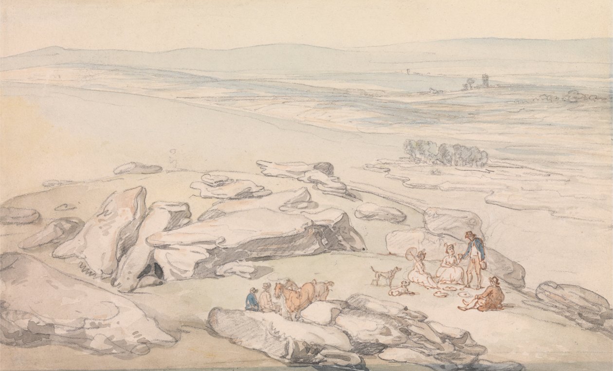 Vue sur Exmoor - Thomas Rowlandson