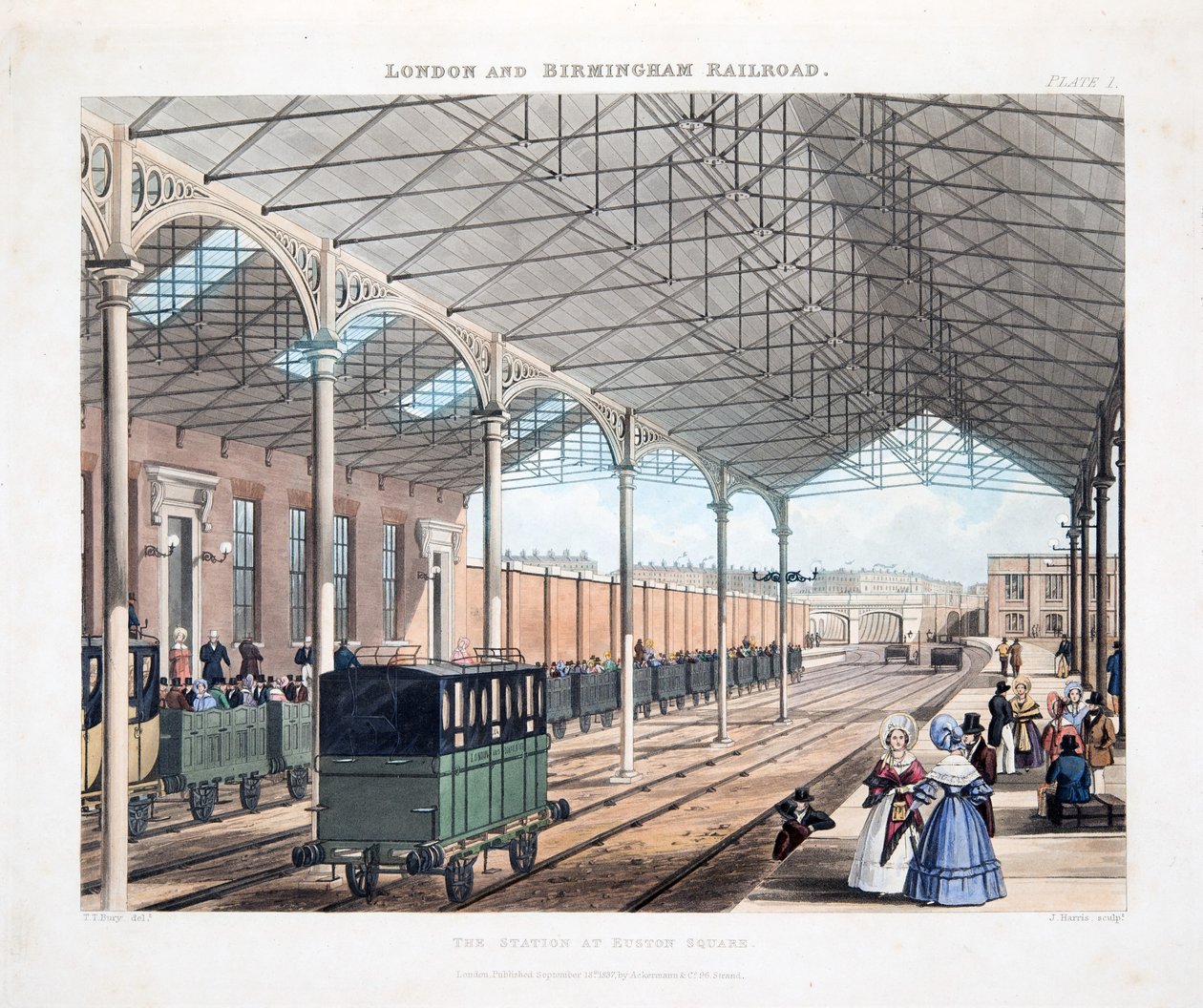 La Gare de Euston Square, 1837 - Thomas Talbot Bury