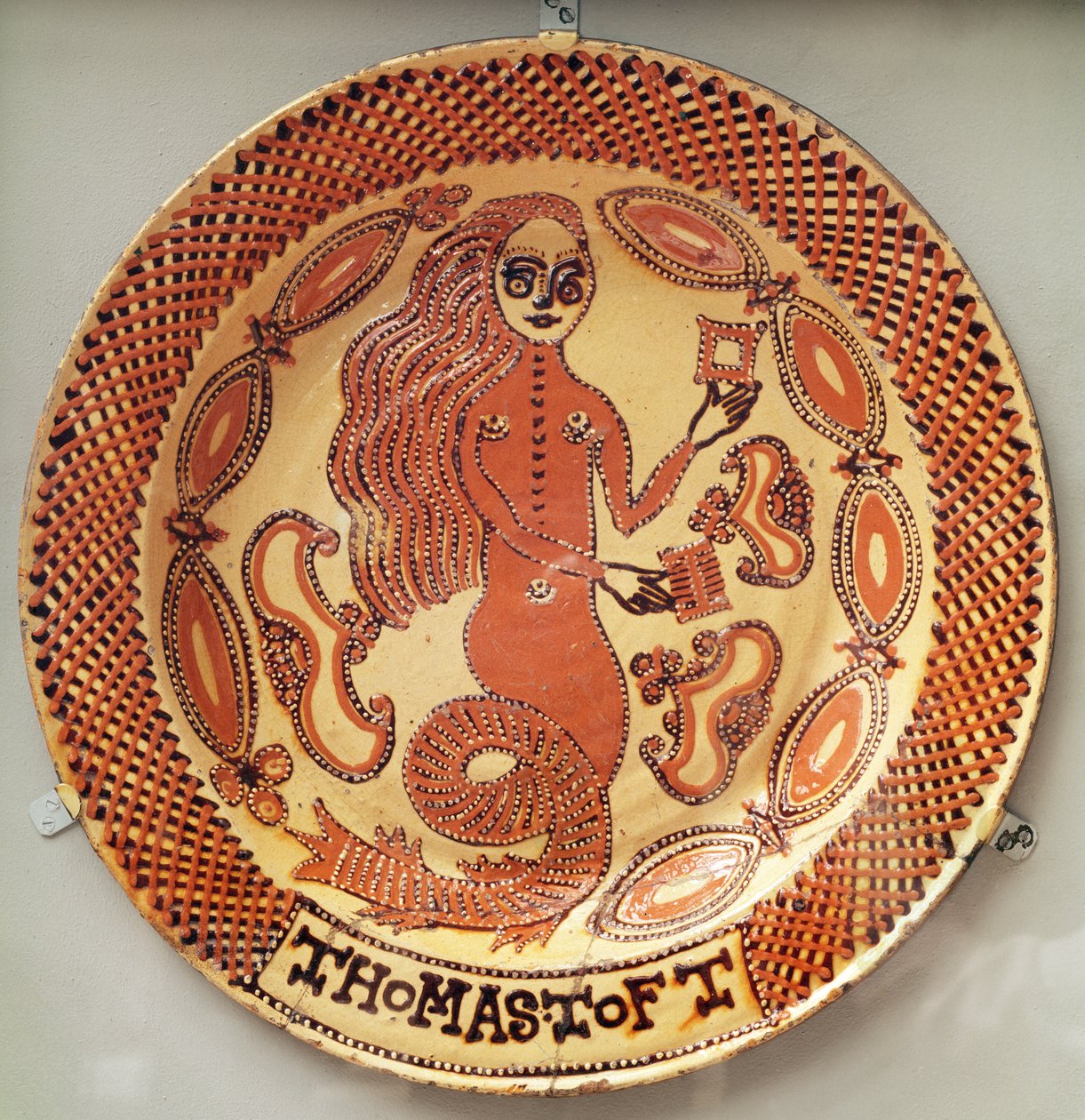 Le plat de la sirène, Staffordshire, c.1670-89 - Thomas Toft