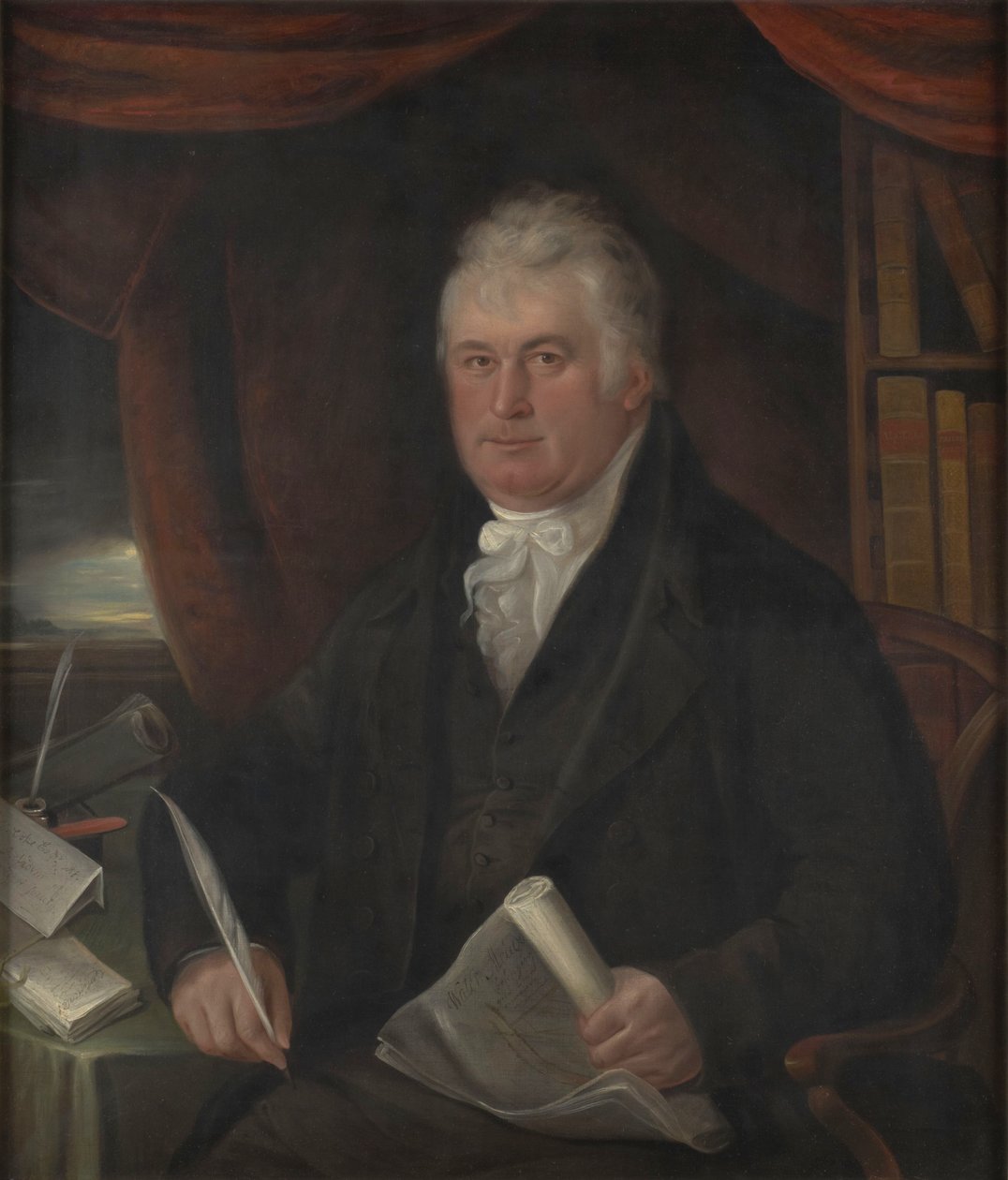 Portrait de Thomas Coke, 1er comte de Leicester, homme politique et agronome britannique (1754-1842) - Thomas Weaver