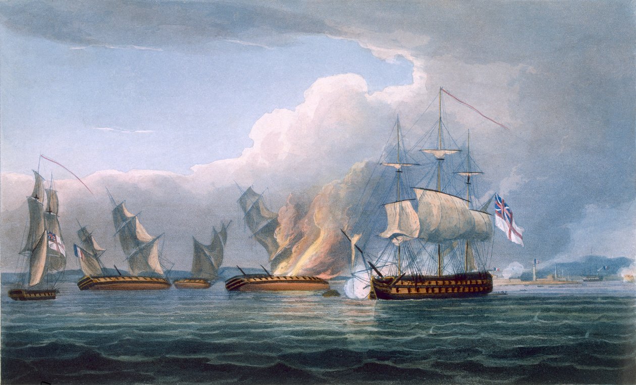 Destruction des frégates françaises L