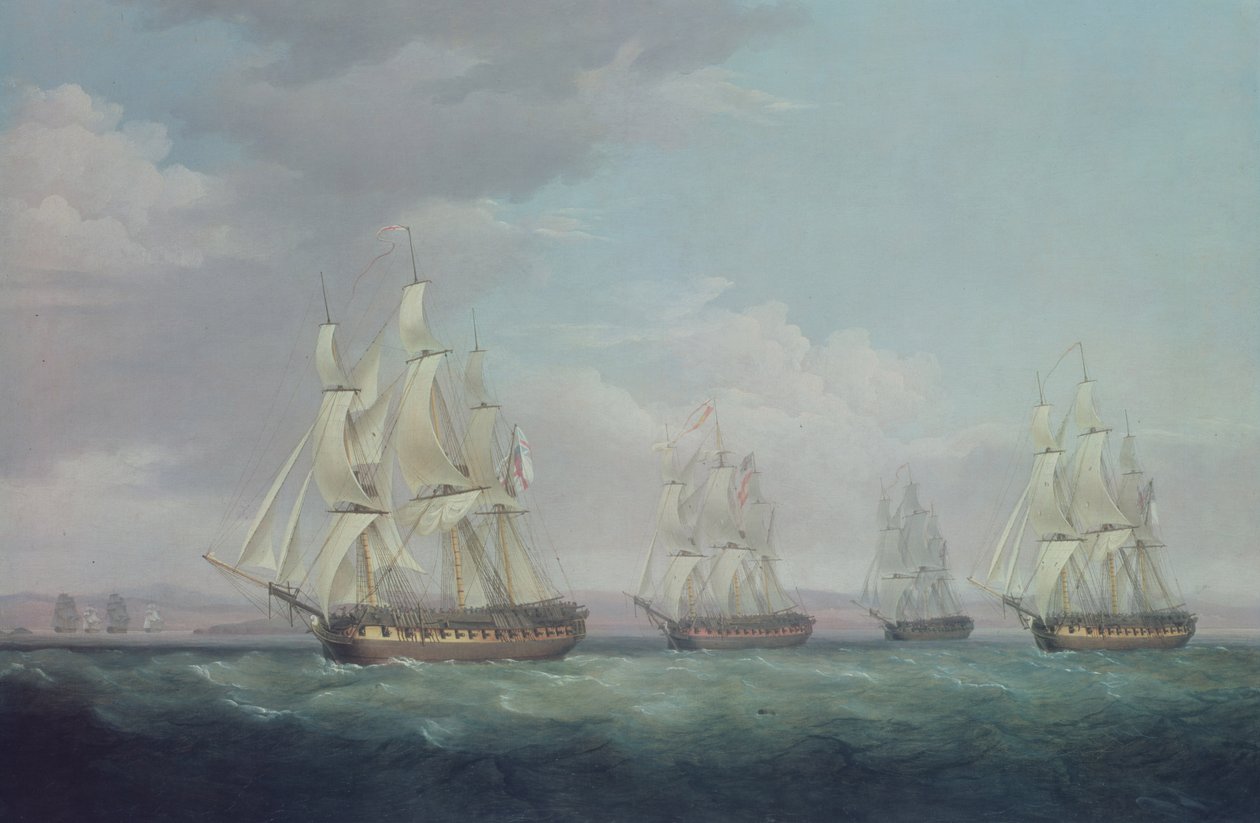 La capture de la Santa Brigida, 1799 - Thomas Whitcombe