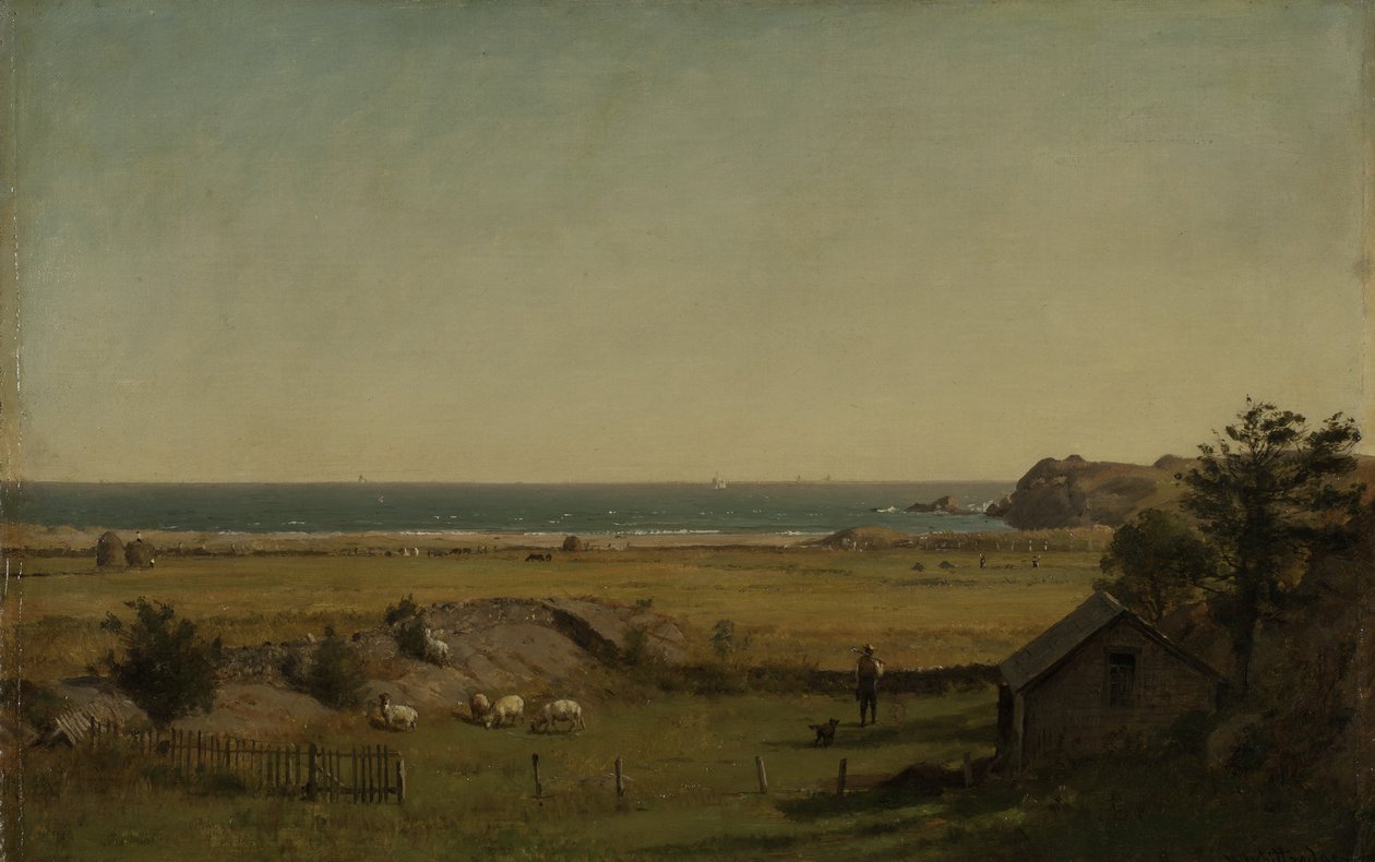 Vue près de Newport, Rhode Island - Thomas Worthington Whittredge