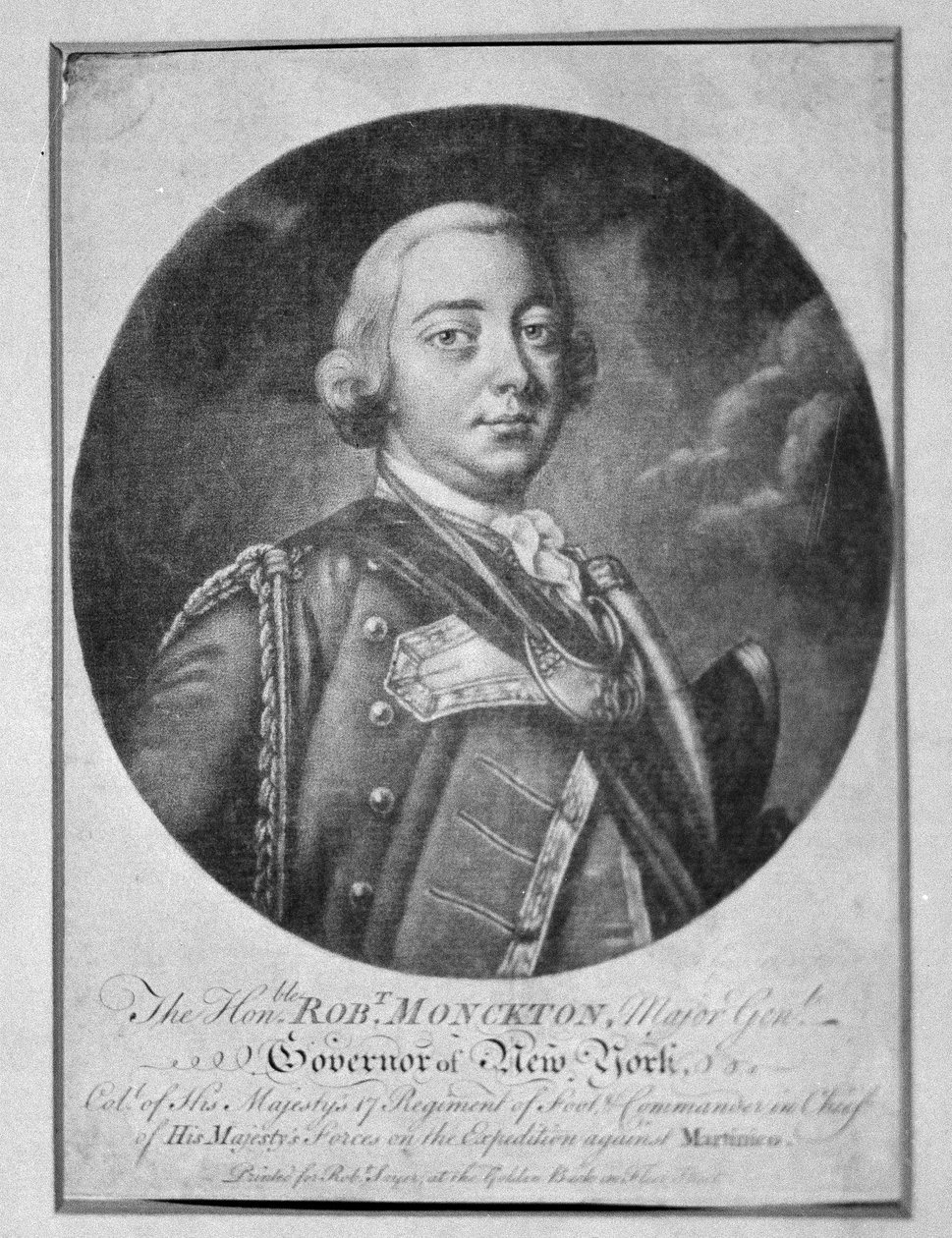 Major général Robert Monckton - Thomas (after) Hudson