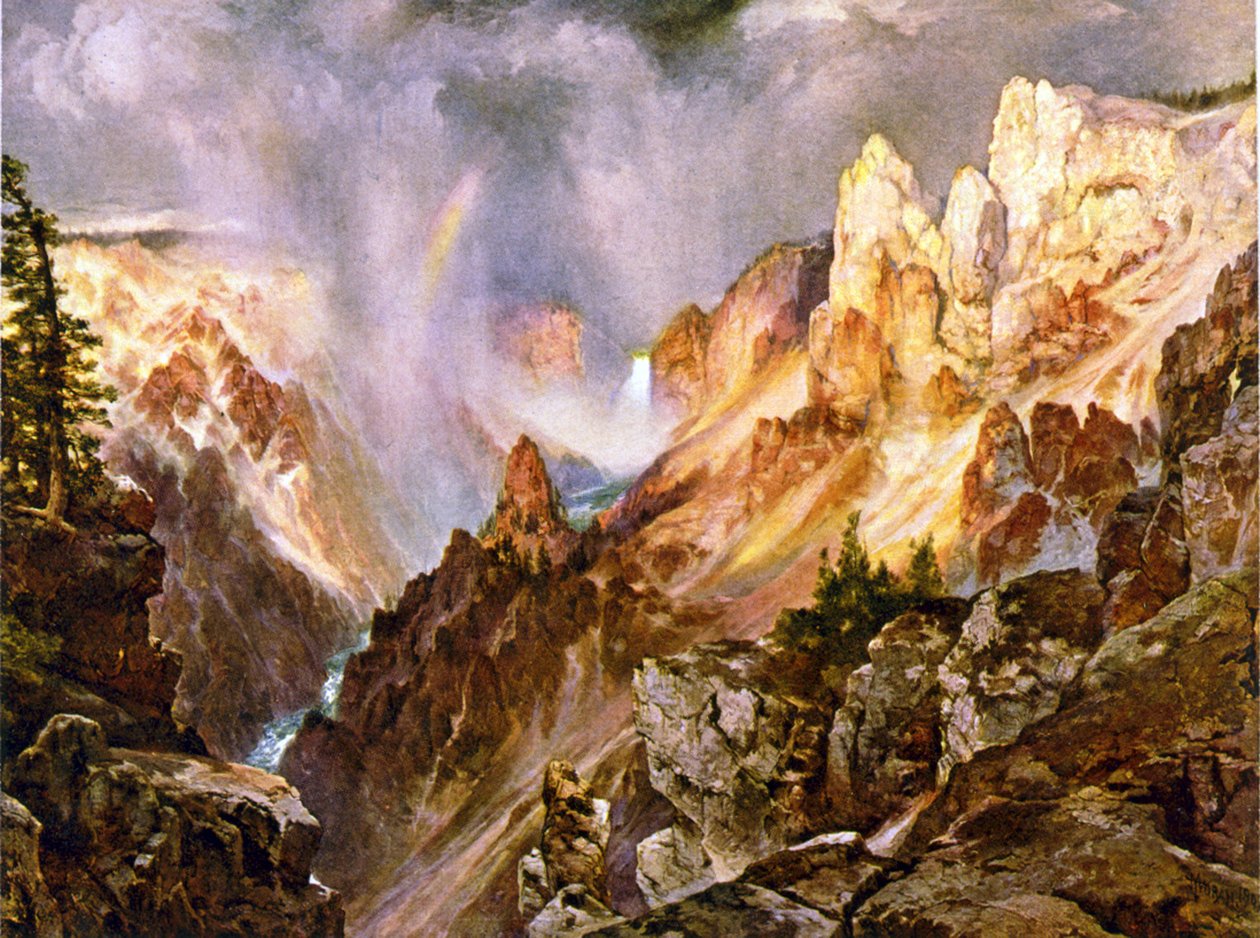 Le Canyon de Yellowstone - Thomas (after) Moran
