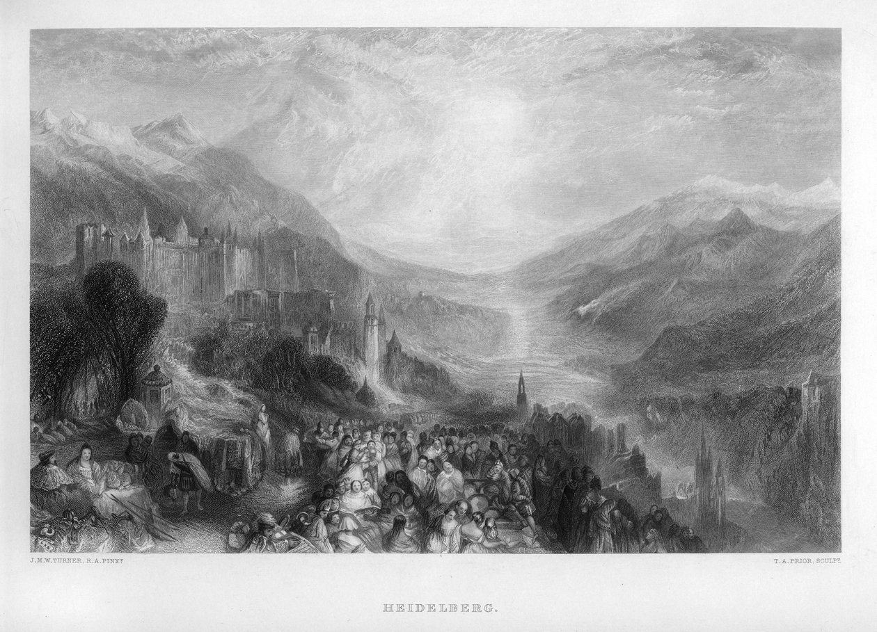 Heidelberg, 19ème siècle - Thomas Abel Prior