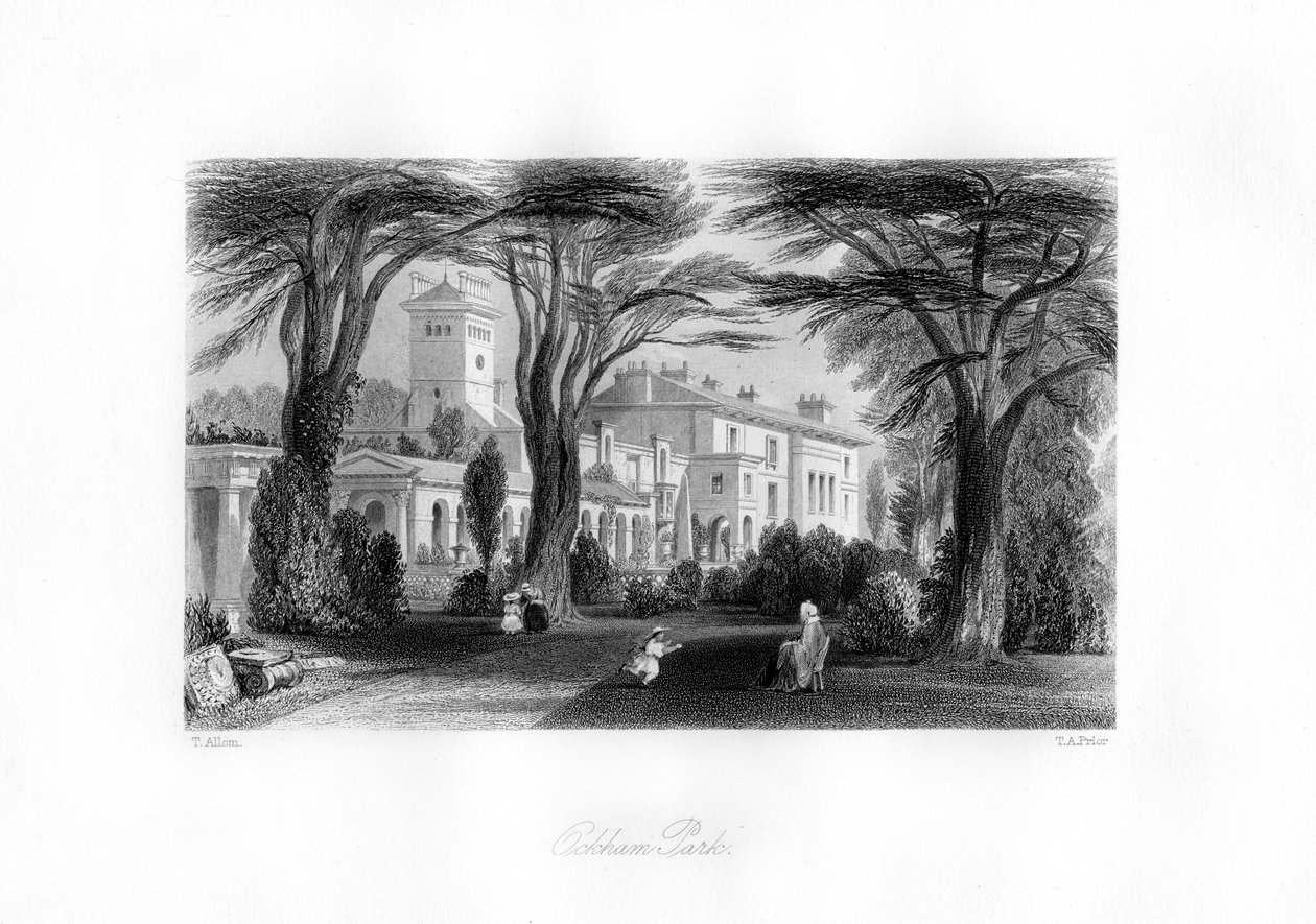 Ockham Park, Surrey, 19e siècle - Thomas Abel Prior