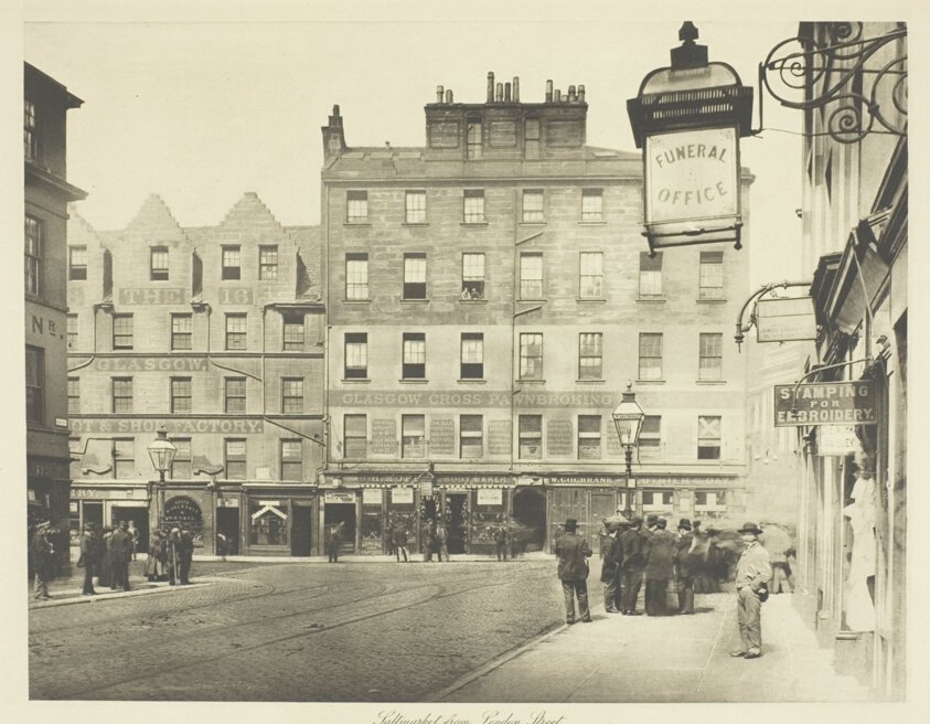 Saltmarket depuis London Street - Thomas Annan