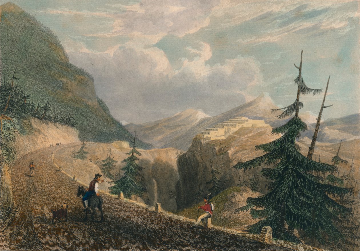 Fort Lesseillon, près de Bramante, 1827 - Thomas Barber