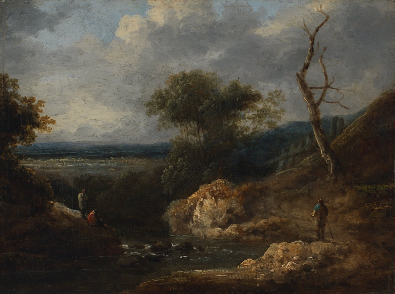 Petit paysage, fin XVIIIe-début XIXe siècle - Thomas Barker