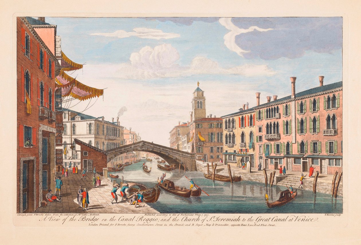 Venise, Italie vers 1750 - Thomas Bowles