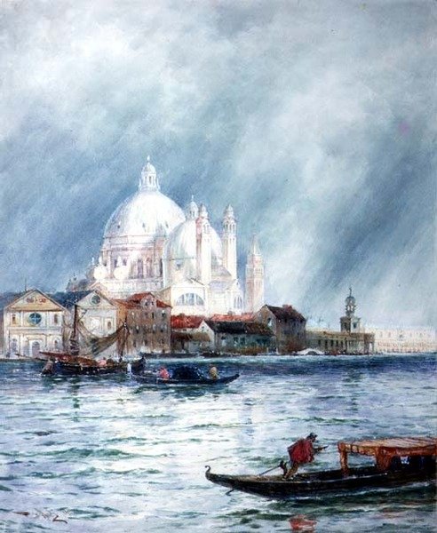 Sur les lagunes, Venise - Thomas Bush Hardy
