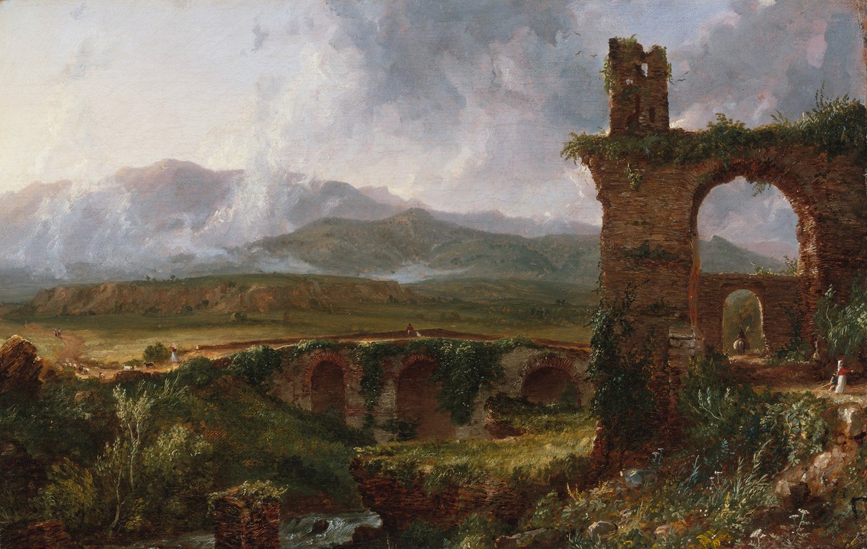 Vue près de Tivoli le Matin, 1832. - Thomas Cole