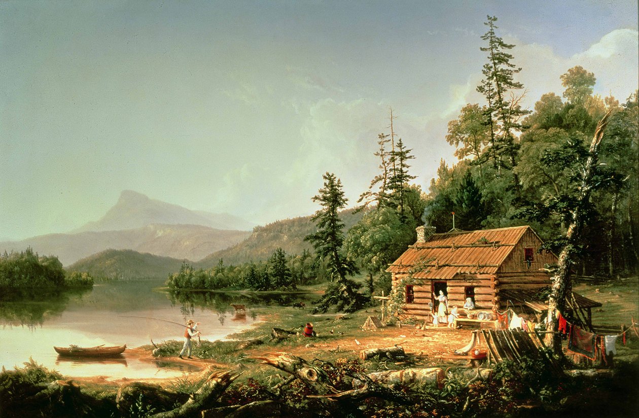Maison dans les bois, 1847 - Thomas Cole