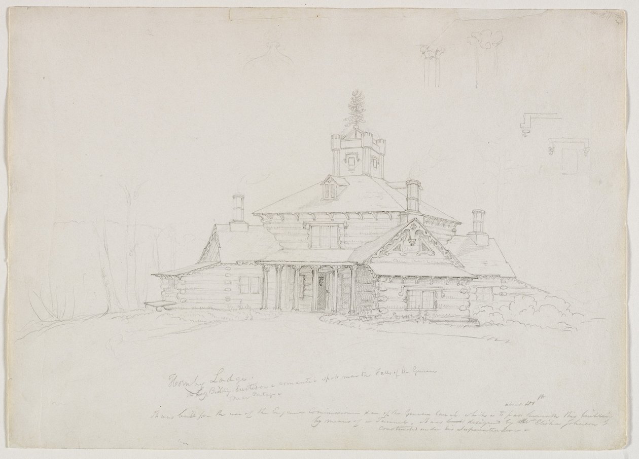 Hornby Lodge, 1839 - Thomas Cole